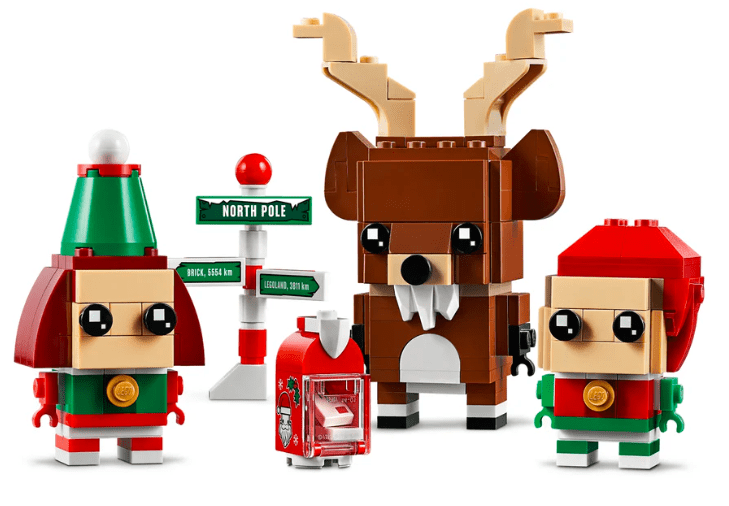 Lego Reindeer, Elf and Elfie - Marah Kids