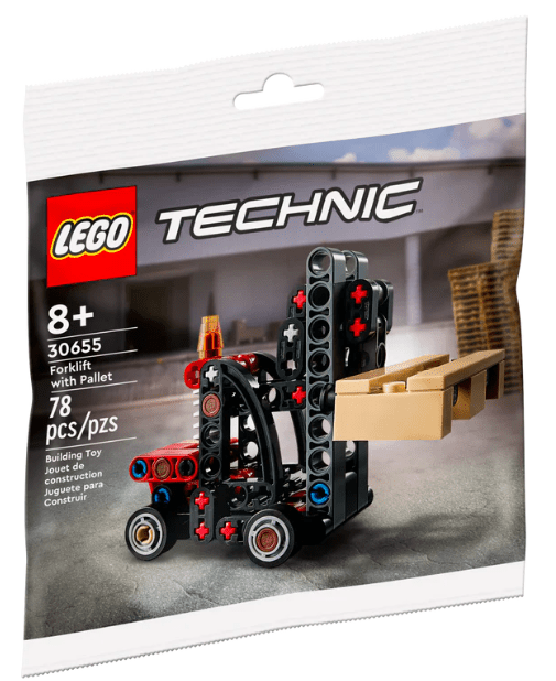 Lego Forklift with Pallet - Marah Kids