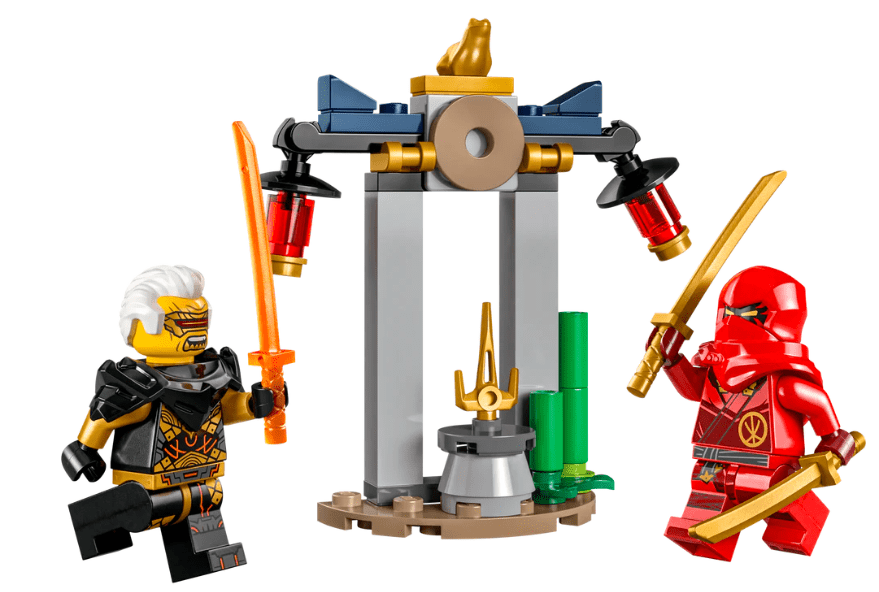 Lego Kai and Rapton's Temple Battle - Marah Kids