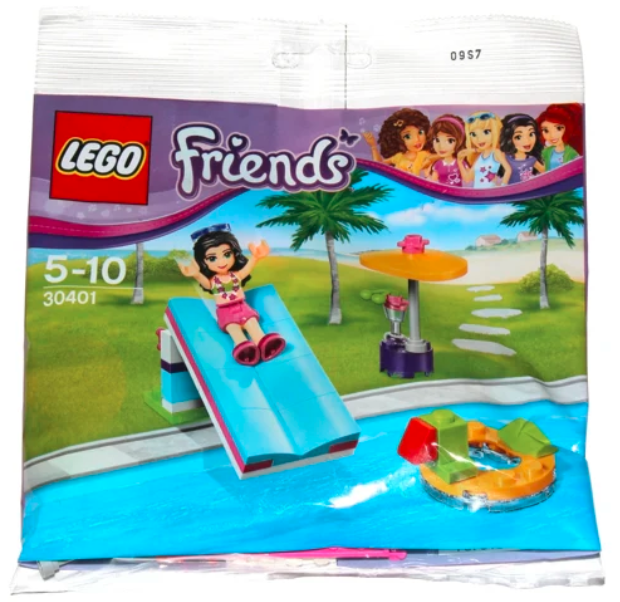 Lego Pool Foam Slide