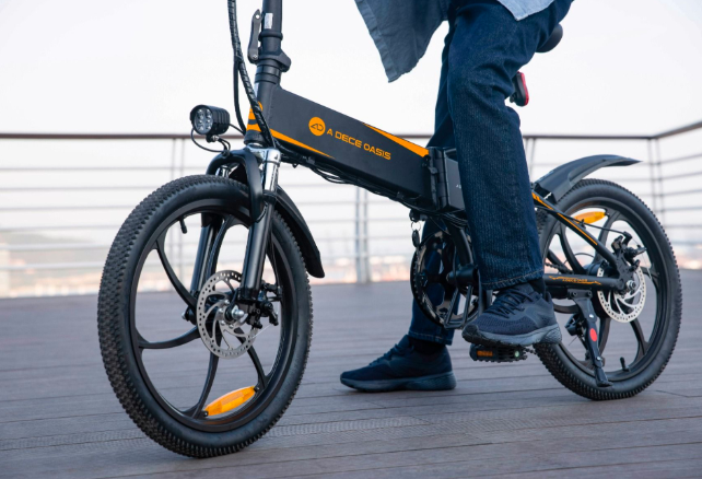 ADO A20 Folding Electric Bike – 250W Motor, 25km/h Speed, 20" Wheels – Lightweight Urban E-Bike (Black)