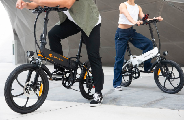 ADO A20 Folding Electric Bike – 250W Motor, 25km/h Speed, 20" Wheels – Lightweight Urban E-Bike (Black)