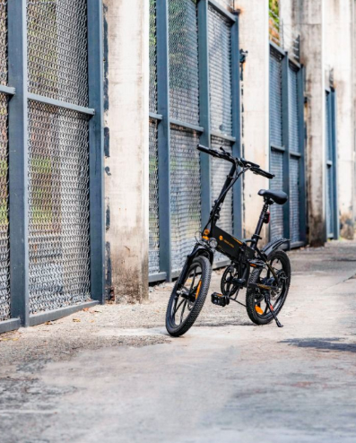 ADO A20 Folding Electric Bike – 250W Motor, 25km/h Speed, 20" Wheels – Lightweight Urban E-Bike (Black)