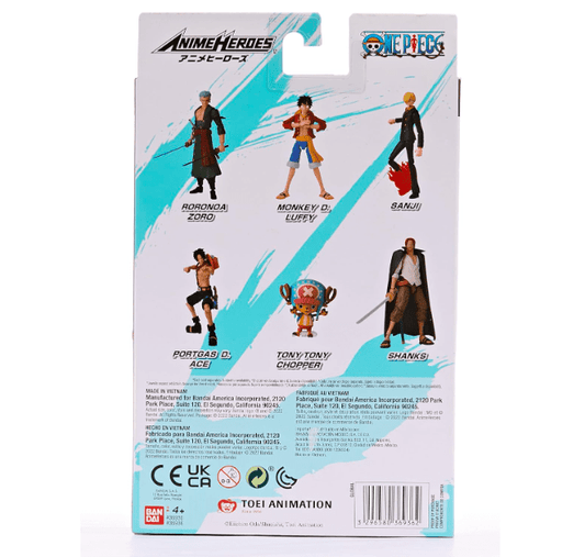 Bandai Anime Heroes One Piece Figures Tony Tony Chopper Action Figure - Marah Kids