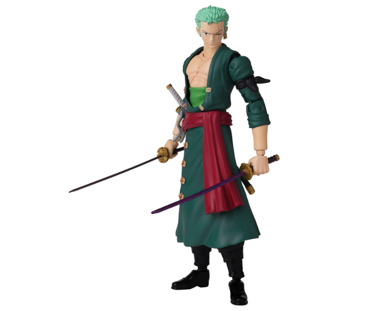 BANDAI One Piece Anime Heroes 6.5 Inches Roronoa Zoro