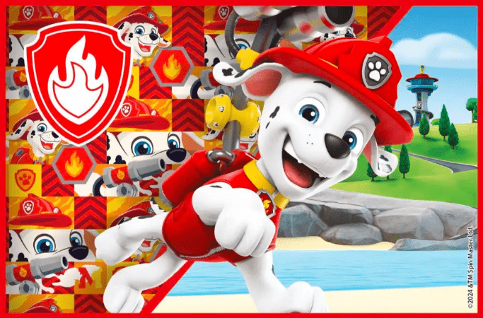 Clementoni Puzzle Cubes Paw Patrol 6 - pieces - Marah Kids