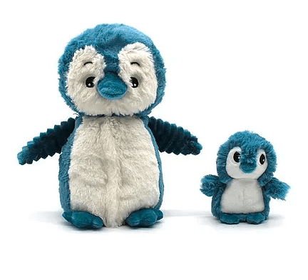 Iglou the Penguin – Mom & Baby Plush Toy – Blue - Marah Kids