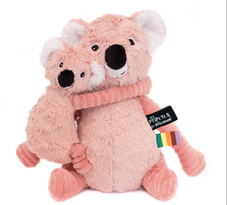 Trankilou the Koala – Mom & Baby Cuddle Toy – Pink - Marah Kids