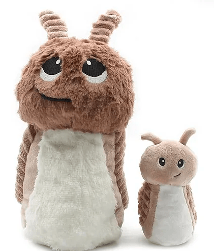 Speedou the Snail – Mom & Baby Plush Set – Brown - Marah Kids