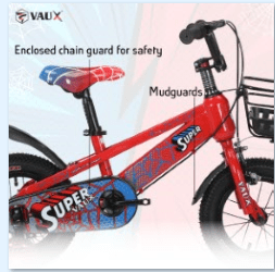 VAUX Super Vaux 16" Kids Bike - Black - Marah Kids