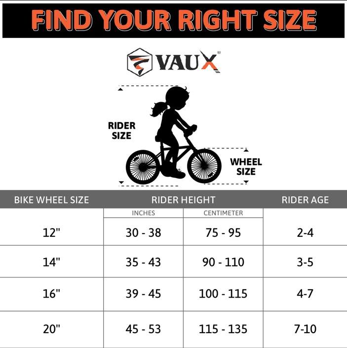 VAUX Super Vaux 16" Kids Bike - Red - Marah Kids