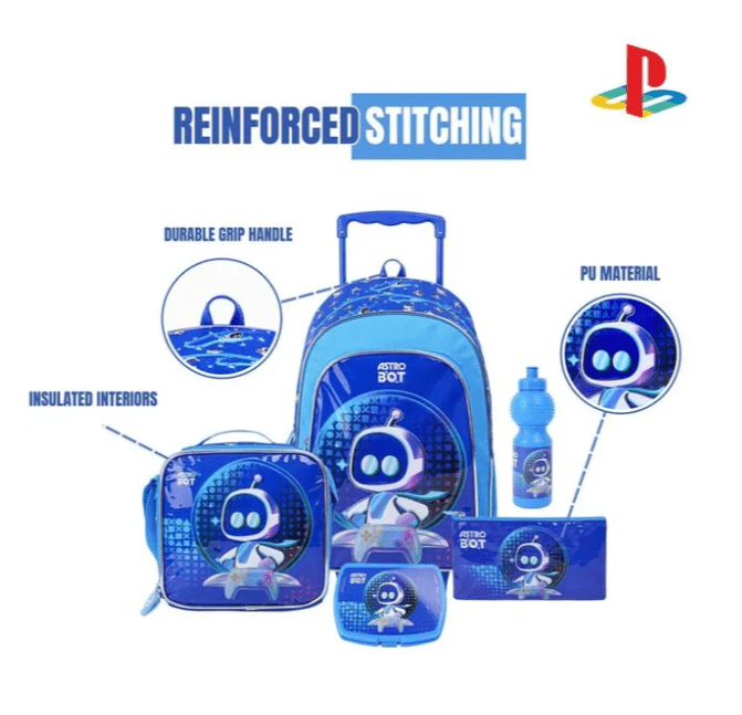 SONY PLAYSTATION PLAY 5IN1 TROLLEY BOX SET 18" - Marah Kids
