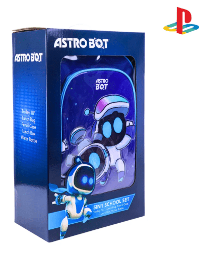 SONY PLAYSTATION ASTROS PLAYROOM 5IN1 TROLLEY BOX SET 18" - Marah Kids