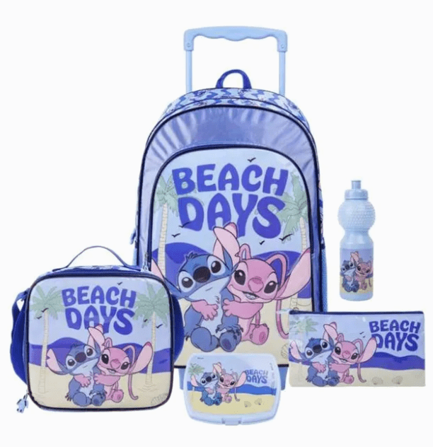 DISNEY STITCH FLOATING STITCH 5IN1 TROLLEY BOX SET 18" - Marah Kids