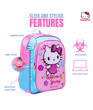 SANRIO HELLO KITTY WELCOM SPRING 5IN1 BACKPACK SET 16 - Marah Kids