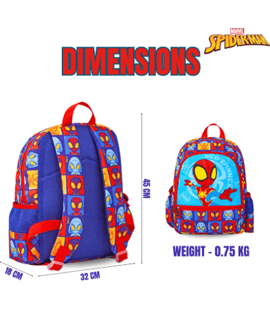 Marvel Spider Man Spidey Backpack 14" - Marah Kids