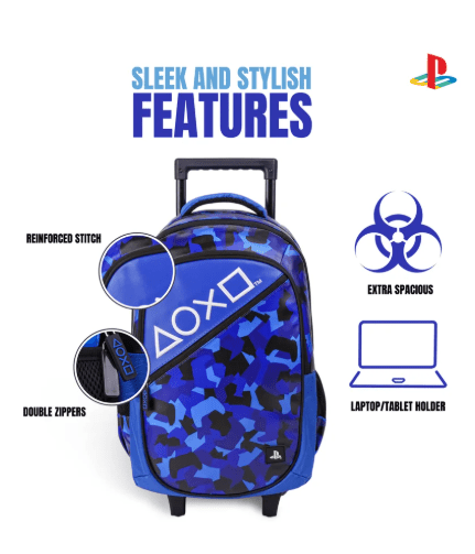 SONY PLASTATION PLAY IN CAMO 18" TROLLEY - Marah Kids