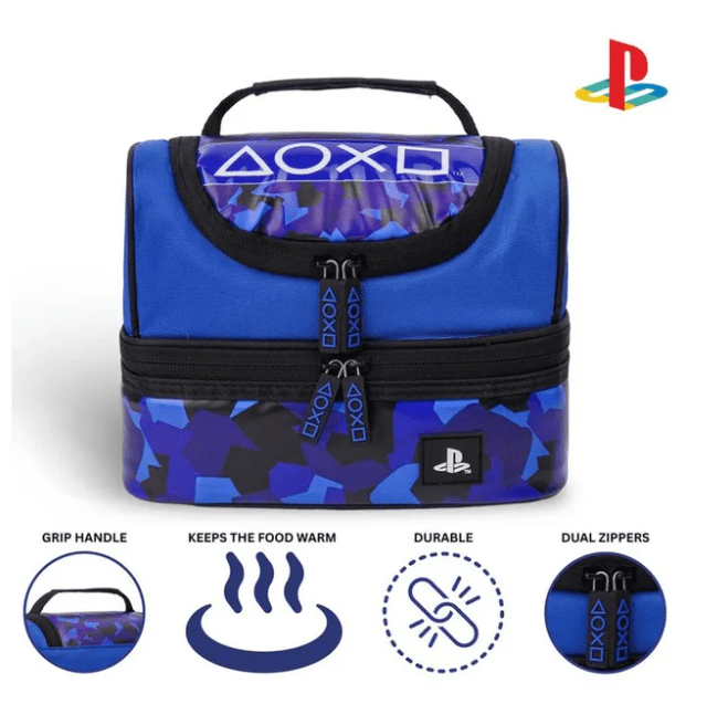 SONY PLASTATION PLAY IN CAMO LUNCH BAG - Marah Kids
