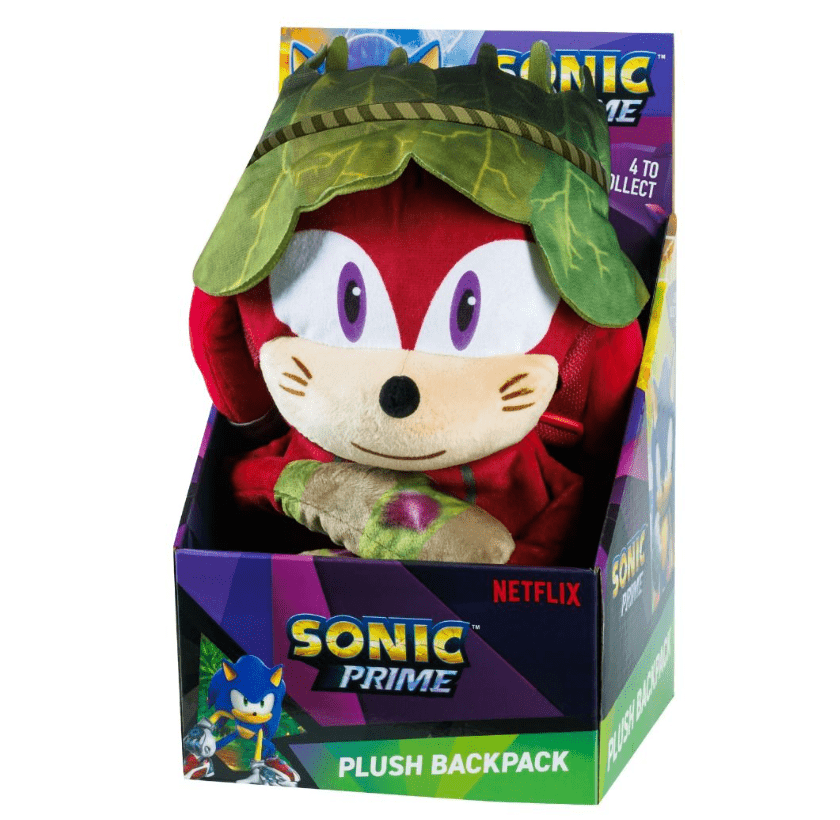 Sonic Plush Backpack 12Inch 4Asst - Marah Kids