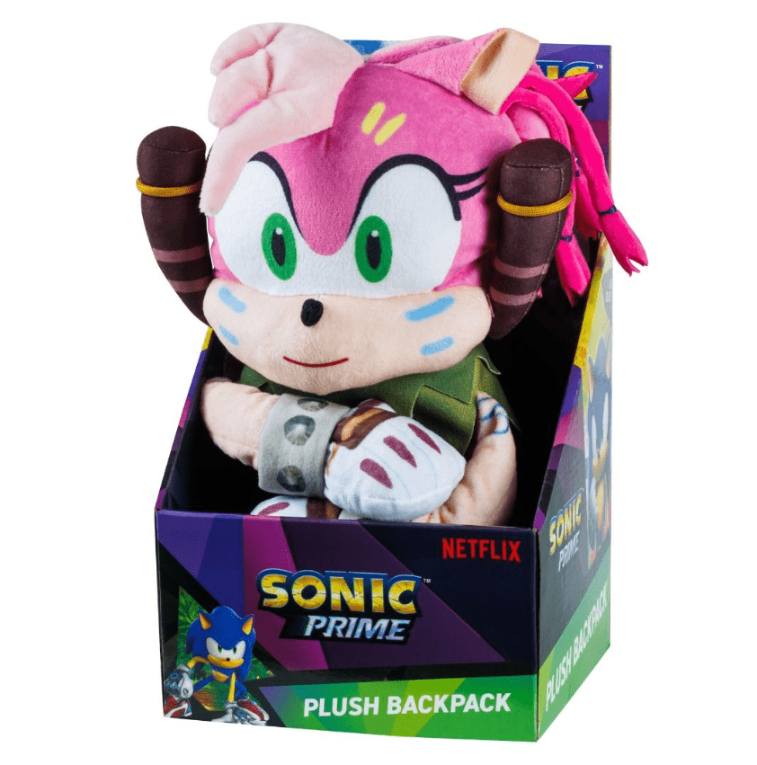 Sonic Plush Backpack 12Inch 4Asst - Marah Kids