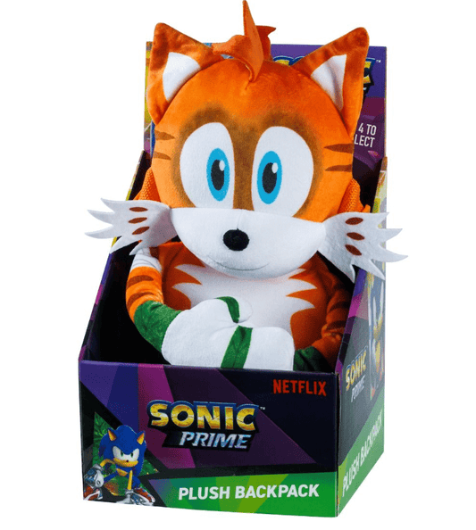 Sonic Plush Backpack 12Inch 4Asst - Marah Kids
