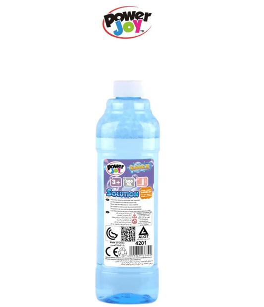 Power Joy Bubble Solution Bottle 500ml - Marah Kids