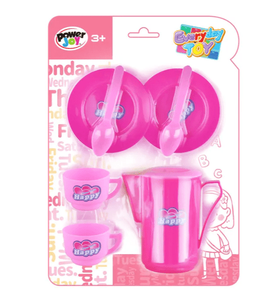 Power Joy Everyday Toy Tea Time Set Assorted (Style and Color May Vary) - Marah Kids