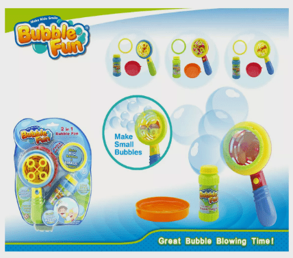 Power Joy Bubble Fan Micro Bubble Battery Operated - Marah Kids