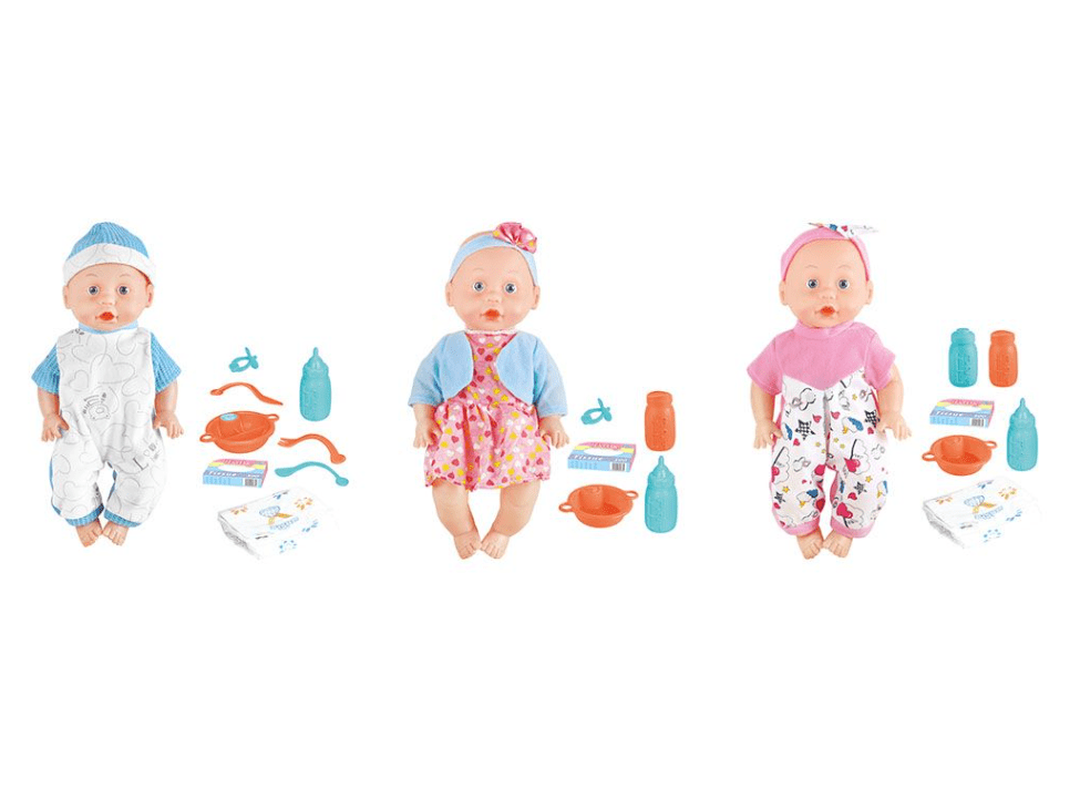 Power Joy Baby Cayla 31cm Honey Set, Battery Operated - Marah Kids