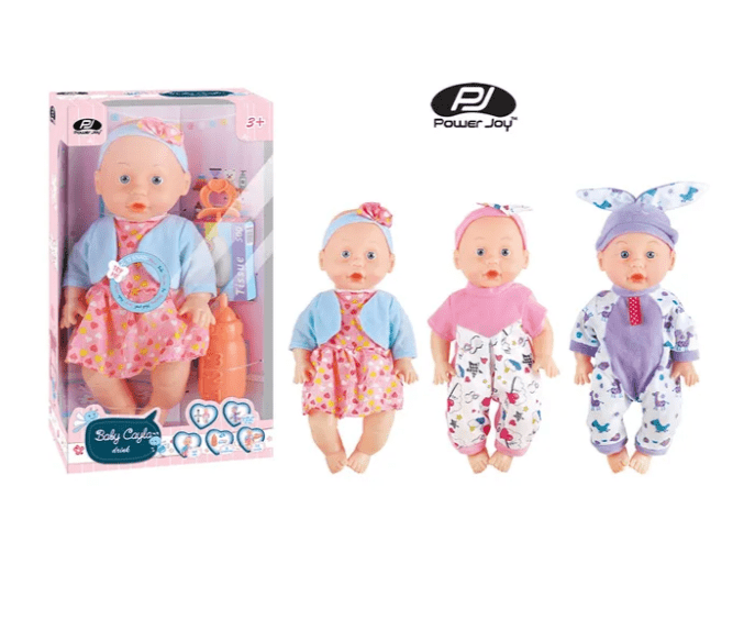 Power Joy Baby Cayla 31cm Drink Set, Battery Operated - Marah Kids