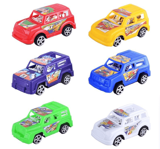 Power Joy Everyday Toy Pull Back Racing Car 6pieces - Marah Kids