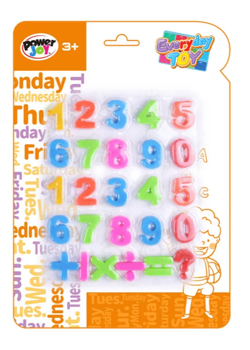 Power Joy Everyday Toy Magnetic Number or Letter - Marah Kids