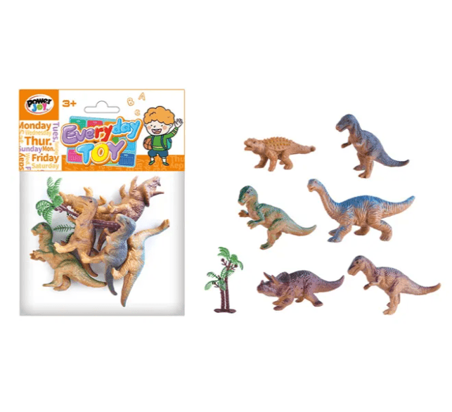 Power Joy Everyday Toy Animal Set 7pieces PP BAG - Marah Kids