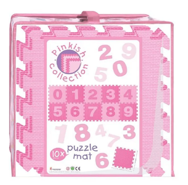 Power Joy Puzzle Mat Number 30x30cm - Marah Kids