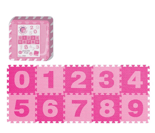 Power Joy Puzzle Mat Number 30x30cm - Marah Kids