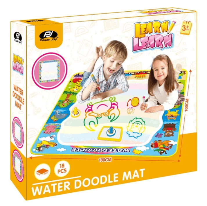 Power Joy LearnLearn Water Doodle Mat 100x100cm - Marah Kids
