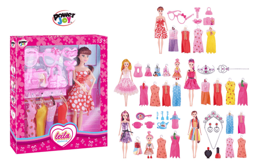 Power Joy Leila Modern Girl Assorted (Style and Color May Vary) - Marah Kids