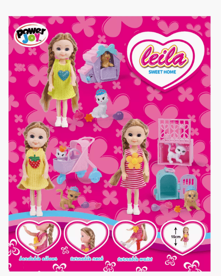 Power Joy Leila Sweet Home 15cm - Marah Kids