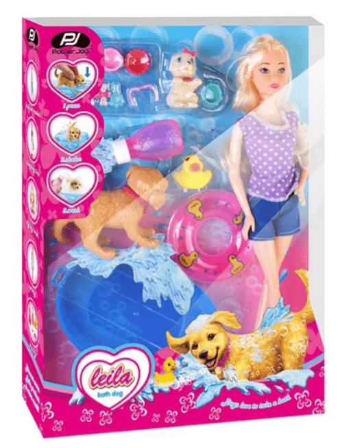 Power Joy Leila Bath Dog - Marah Kids