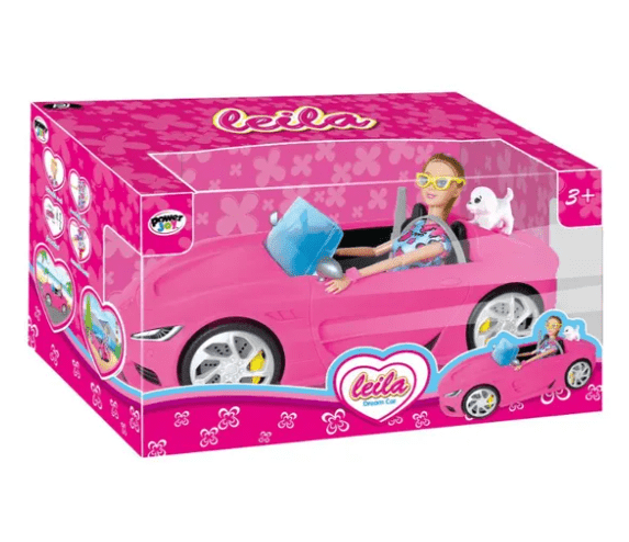 Power Joy Leila Dream Car 35cm + Doll - Marah Kids