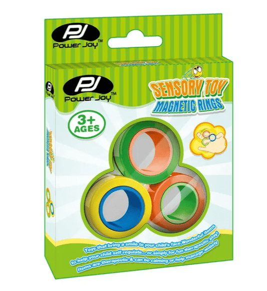 Power Joy Fidget Toy Magnetic Rings 3 pieces - Marah Kids
