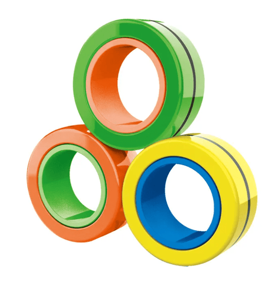 Power Joy Fidget Toy Magnetic Rings 3 pieces - Marah Kids