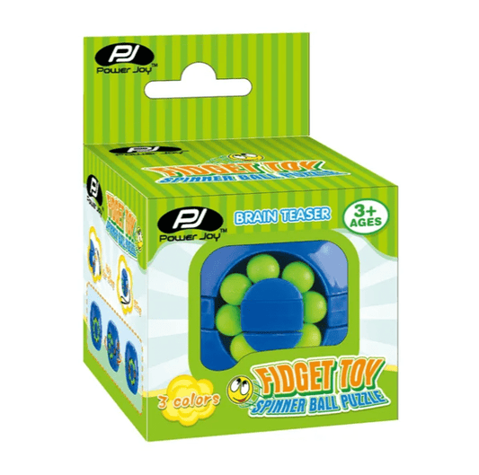 Power Joy Fidget Toy Spinner Ball Assorted (Color May Vary) - Marah Kids