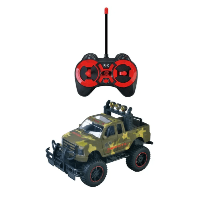 Power Joy Remote Control Jeep with Lights 1/12 - Marah Kids