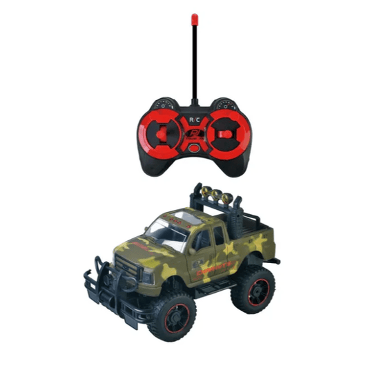 Power Joy Remote Control Jeep with Lights 1/12 - Marah Kids