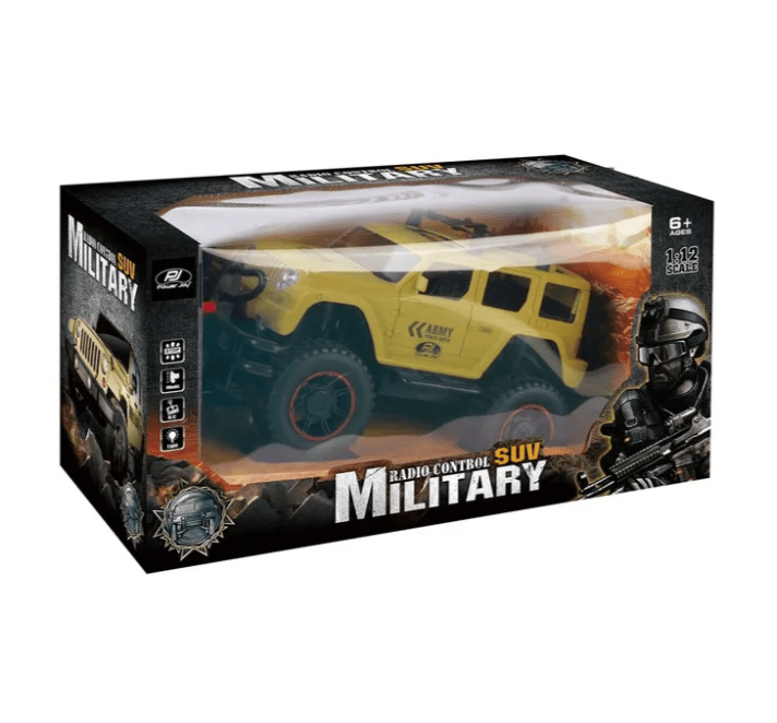 Power Joy Remote Control Jeep with Lights 1/12 - Marah Kids