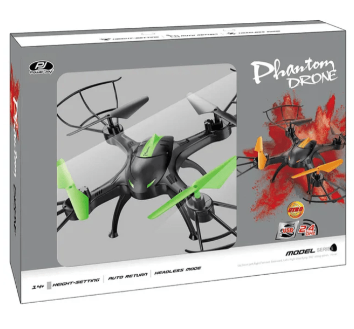 Power Joy Remote Control Drone Quad 4Channels 2.4G 28.5cm - Marah Kids