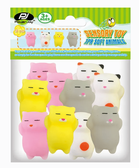 Power Joy Fidget Toy Soft Animals 10 pieces - Marah Kids