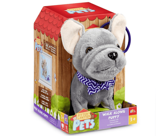 Addo Pitter Patter Pets Walk Along Frenchie B/O - Marah Kids