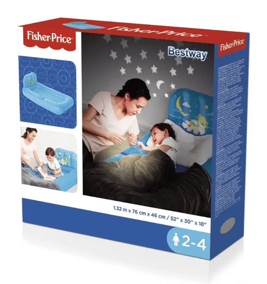 Bestway Airbed Fisher price Dream Blue 132 X 76 X 46 - Marah Kids